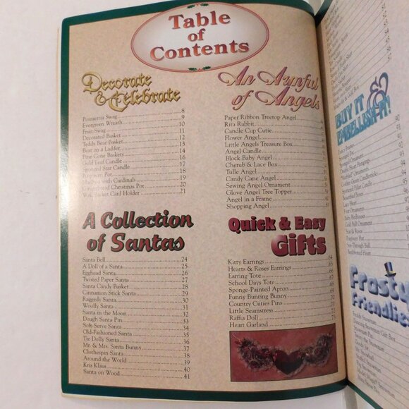 Leisure Arts Quick and Easy Christmas Crafts Vol 1 133 Projects Gifts Ornaments - Picture 4 of 8